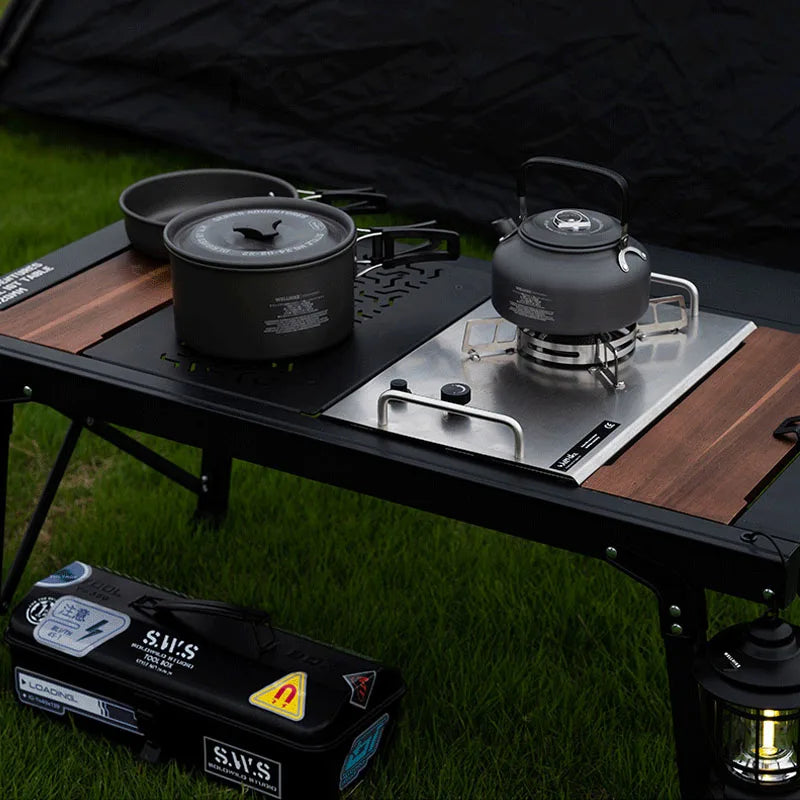 WELLHIKE Outdoor Camping Cooking Set Of Cookware Portable Camping Cookware Set Travel Utensils For 1-2 People Kettle Frying Pan