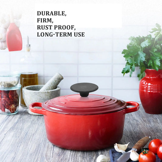 Dutch Oven Knob For Le Creuset Knob Replacement, Knob Bakelite Replacement Dutch Oven Pots Knob Pot Lid Handle 2 Sets-Hot